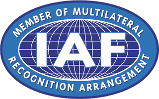 InterCert er et akkrediteret certificeringsorgan og medlem af IAF Multilateral Recognition Arrangement. IAF Multilateral Recognition Arrangement member